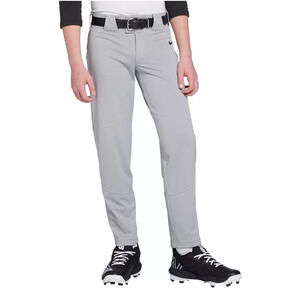 NWT Nike Vapor Select Grey/Black Baseball Pants Kids Size  XL (BQ6440-052)